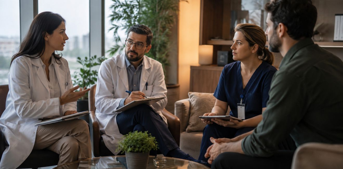 Clínica De Recuperação Com Equipe Multidisciplinar