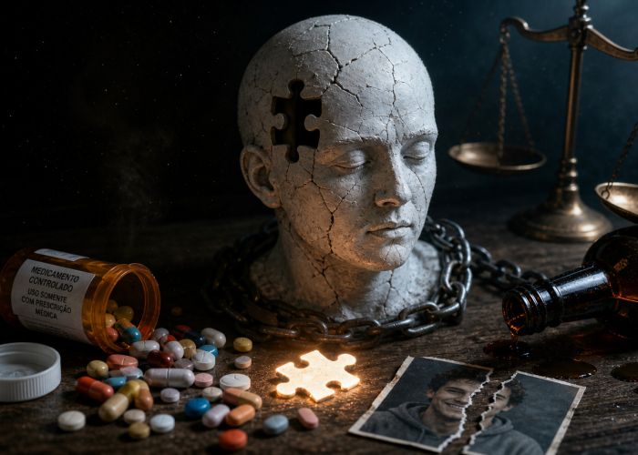 Dependência Química e Saúde Mental: Relação com Ansiedade, Depressão e Psicose