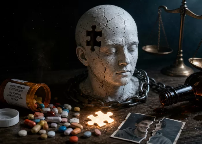 Dependência Química e Saúde Mental: Relação com Ansiedade, Depressão e Psicose