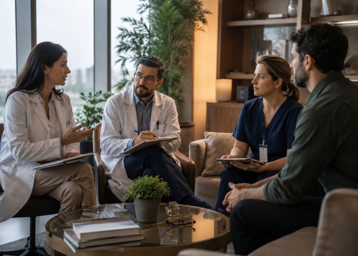 Clínica De Recuperação Com Equipe Multidisciplinar